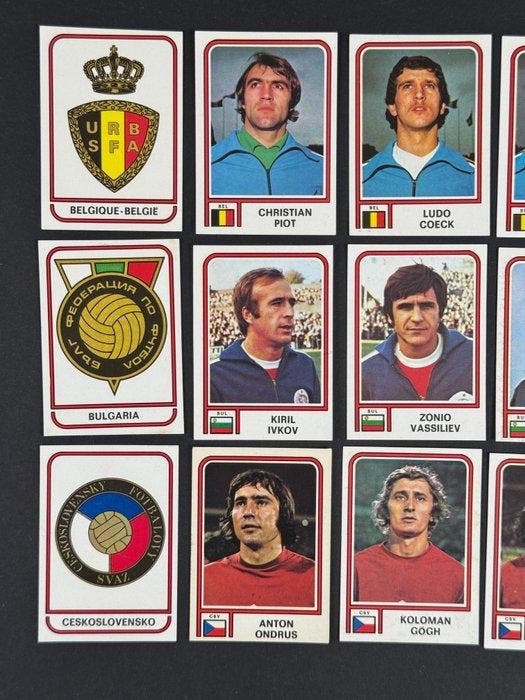 1978 Panini Argentina 78 World Cup, - Belgium, Bulgaria,, Verzamelen, Stickers