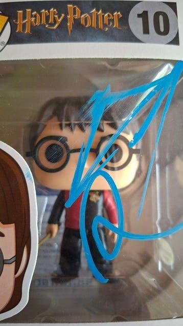 Harry Potter - Funko Pop! signed by Daniel Radcliffe (Harry, Verzamelen, Nieuw