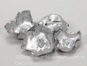 Palm Cup Zilver 10 stuks, Nieuw
