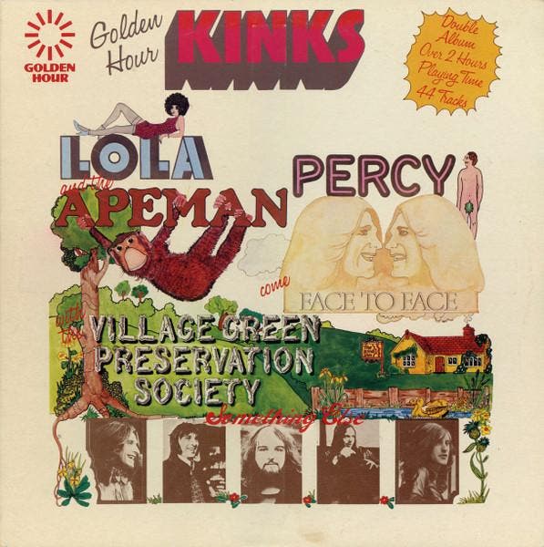 The Kinks - Golden Hour (LP 1974) Lola, Percy & The Apeman, CD & DVD, Vinyles | Rock, Envoi