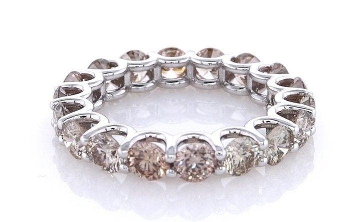 Zonder minimumprijs - Ring - 14 karaat Witgoud - 3.22ct. tw., Bijoux, Sacs & Beauté, Bagues