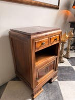 Bijzettafel - Hout, Marmer