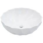 vidaXL Wastafel 46x17 cm keramiek wit, Verzenden, Nieuw
