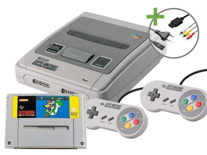 Super Nintendo Starter Pack - Super Mario World Edition, Consoles de jeu & Jeux vidéo, Consoles de jeu | Nintendo Super NES, Envoi