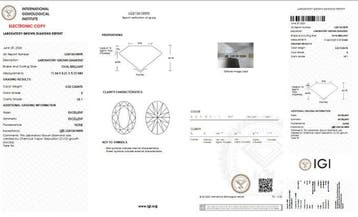 Zonder minimumprijs - Ring - 18 karaat Geel goud - 3.02ct.