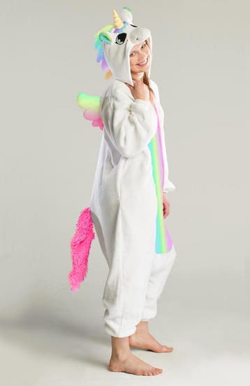 KIMU® Onesie Regenboog Pegasus Pak 116-122 Eenhoornpak Kostu, Ophalen of Verzenden, Nieuw