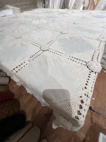 Bedsprei - 270 cm - 230 cm - Handgemaakt