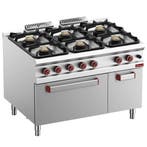 Fornuis + Oven | OPTIMA 900 | Gas | 6 Branders (3x 7kW + 3x, Verzenden, Nieuw in verpakking