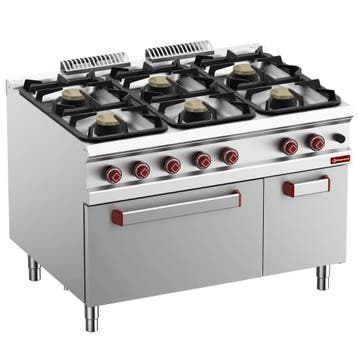 Fornuis + Oven | OPTIMA 900 | Gas | 6 Branders (3x 7kW + 3x, Verzenden, Nieuw in verpakking