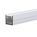 LED Strip Profiel Opbouw | 3 Meter uit één stuk | 10x10mm |, Verzenden, Nieuw