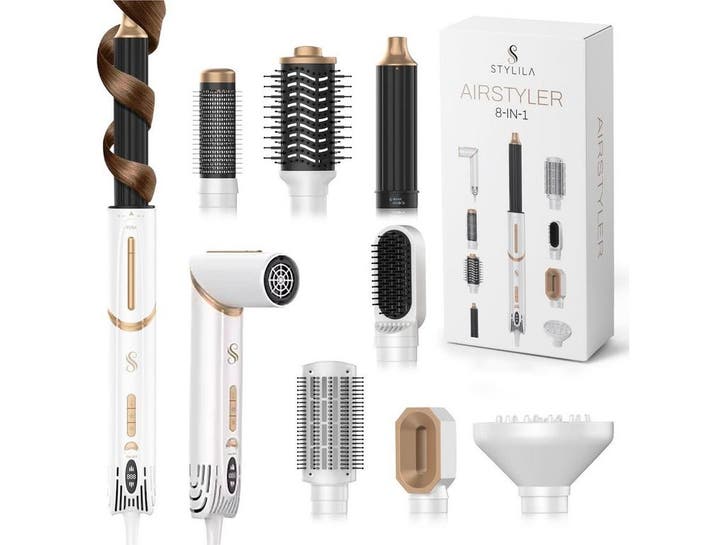 Stylila® 8-in-1 Airstyler - Multistyler - 110.000 RPM motor, Elektronische apparatuur, Persoonlijke Verzorgingsapparatuur, Zo goed als nieuw