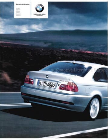 2003 BMW 3 SERIE COUPÉ BROCHURE NEDERLANDS