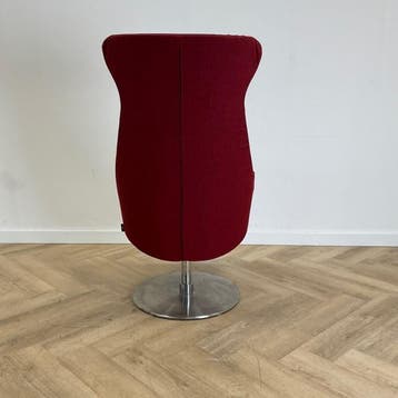SMV Kinzika L fauteuil van Designer Carlo Bimbi, rood, Gebruikt, Rood, Eén