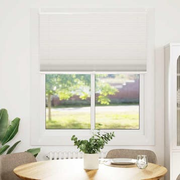 vidaXL Plisséjaloezie 110x125 cm wit, Huis en Inrichting, Verzenden, Nieuw