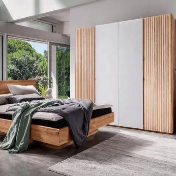 Forestales Brooklyn Massief Eikenhout Kledingkast - 360cm 6-, Huis en Inrichting, Nieuw