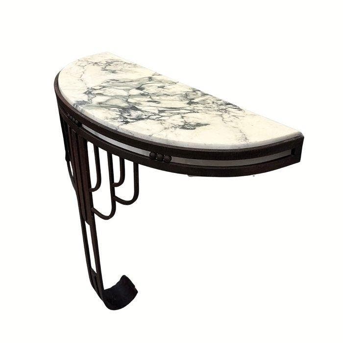 Wandtafel - Gietijzer, Marmer, Antiquités & Art, Art | Objets design