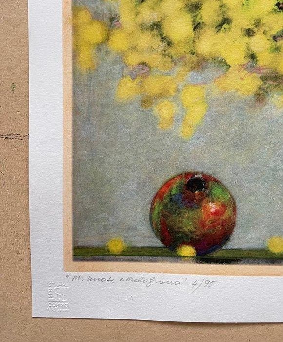 Franco Sarnari (1933-2022) - Mimosa e melograno, Antiek en Kunst, Antiek | Overige Antiek