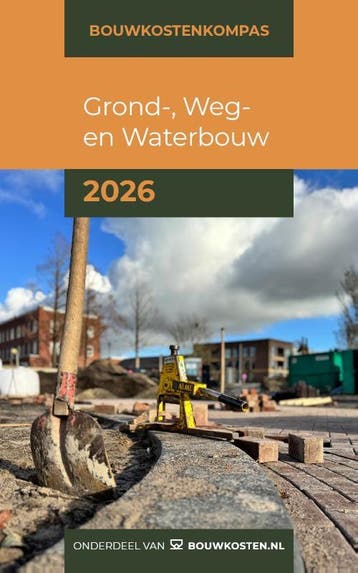 Grond-, weg- en waterbouw / 2026 / Bouwkostenkompas, Boeken, Verzenden, Zo goed als nieuw, Arno Vonk