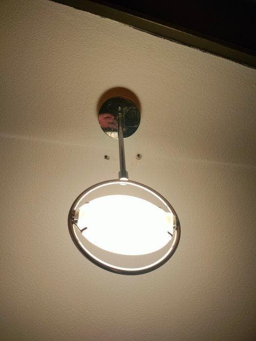 Fontana Arte - Metis - Plafondlamp - Nobi - Metaal, Glas, Antiquités & Art, Antiquités | Éclairage