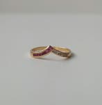 Zonder minimumprijs - Ring - 19.2 kt. Geel goud Robijn -, Nieuw