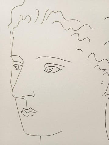 Pablo Picasso (1881-1973) - Portrait de jeune homme