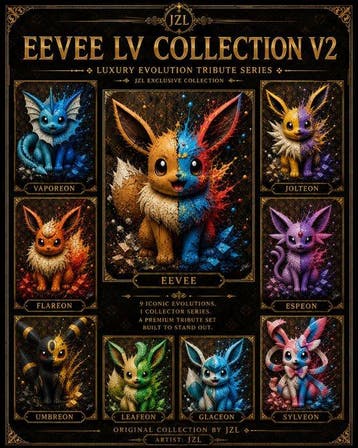 JZL - [XL] Eevee – Prismatic Genesis [Eevee LV Collection
