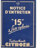 1946 CITROËN TRACTION AVANT INSTRUCTIEBOEKJE FRANS