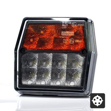 Fristom LED Voorlamp + Richtingaanwijzer FT-225 LED Bajonet, Verzenden