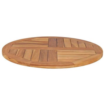 Teak tafelblad 70cm - Upgrade je interieur voor de helft..., 50 tot 100 cm, Verzenden, 50 tot 100 cm, Zo goed als nieuw