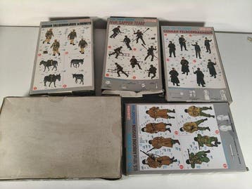 Maquette - Dragon – Lot de 5 kits militaires WW2 1:35 avec