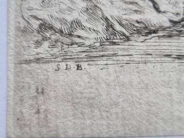 Stefano Della Bella (1610-1664) - Marinaio in piedi al, Antiek en Kunst