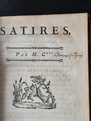 M. C. Clément (de Lyon) - Satires - 1786-1786