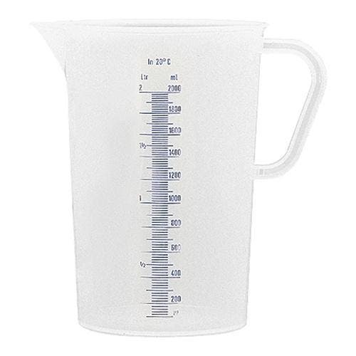 Maatbeker | Kunststof | Maatverdeling | 2L | Ø150x205(h)mm, Articles professionnels, Horeca | Équipement de cuisine, Envoi