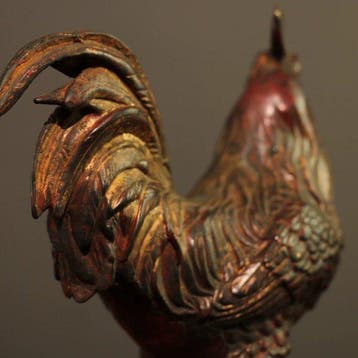 Decoratief ornament - Koperen modderhaan