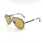 Tods - *NEW* - Grey Metal - Brown Lenses - Lunettes de, Nieuw