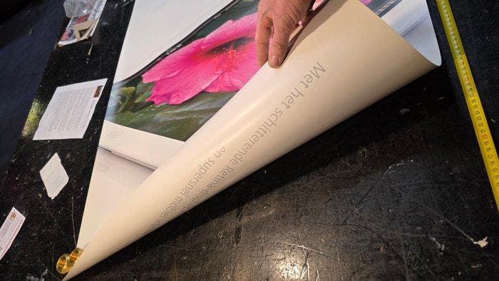 Rare Double Sided Apple iPad Resolutionair Poster -, Games en Spelcomputers, Spelcomputers | Overige Accessoires