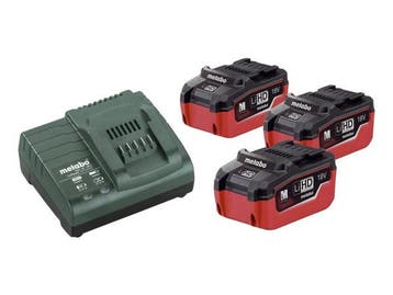 Veiling - Metabo accu starterset LiHD 5,5Ah Basic-set, Bricolage & Construction