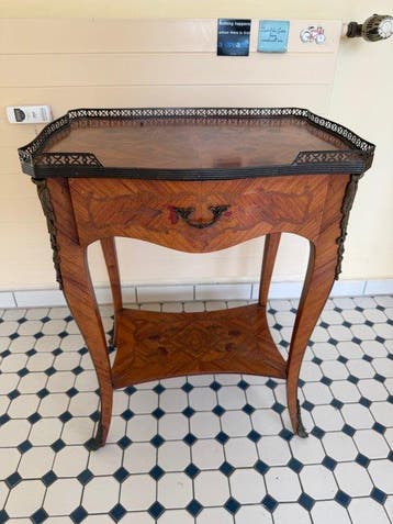 Tafel - Hout, Metaal - Salontisch - Louis XV-stijl