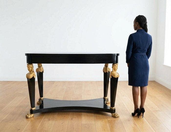 Middentafel - Hout - Hoogte: 108 cm, Antiek en Kunst, Antiek | Meubels | Stoelen en Sofa's