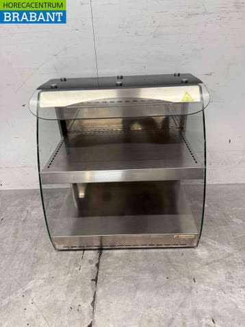 RVS Warmhoudvitrine 4 x 1/2 GN 230V Horeca, Ophalen of Verzenden, Nieuw in verpakking