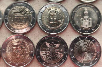 Europa. 2 Euro 2013/2026 (25 moedas) (Zonder minimumprijs)