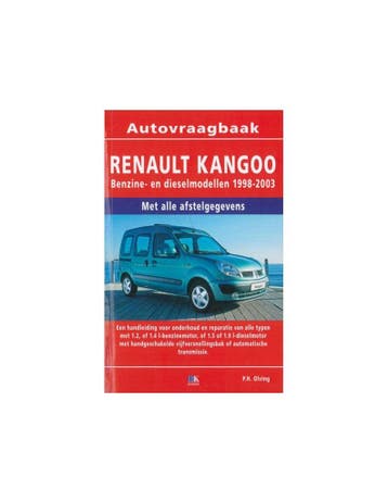 1998 - 2003 RENAULT KANGOO BENZINE DIESEL VRAAGBAAK NEDERL.., Ophalen of Verzenden
