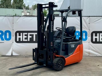 Toyota 8FBE15T (2019) hh 330 cm compacte heftruck MET VIDEO, 1000 tot 2000 kg, Elektrisch, Heftruck, Toyota
