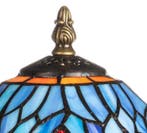 Tafellamp - Glas, Metaal - Tiffany-stijl lamp