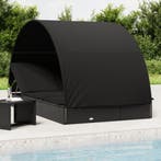 vidaXL Ligbed 2-persoons met rond dak 211x112x140 cm poly, Verzenden, Nieuw