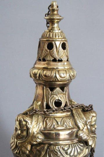 Encensoir - Laiton, Bronze - Encensoir antique, Antiek en Kunst