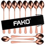 Fako Bijoux - 12 Lange Lepels - Latte Macchiato - Longdrink, Huis en Inrichting, Verzenden, Nieuw