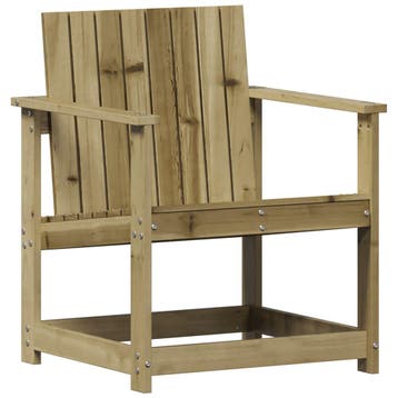 vidaXL Tuinstoel 62x56x77 cm geïmpregneerd grenenhout, Verzenden, Nieuw