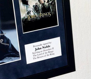 Lord of the Rings - John Noble (Denethor II) Premium Framed,, Nieuw