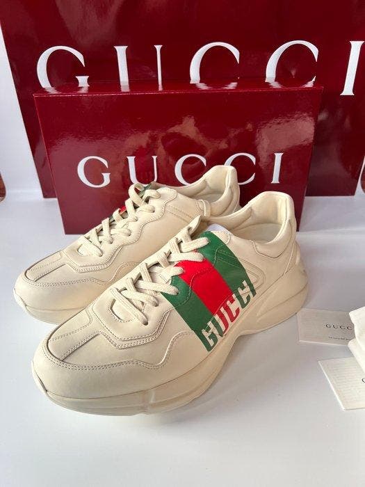 Gucci - rhyton - Sneakers - Maat: EU 44.5 - Nieuw met tags, Vêtements | Hommes, Chaussures